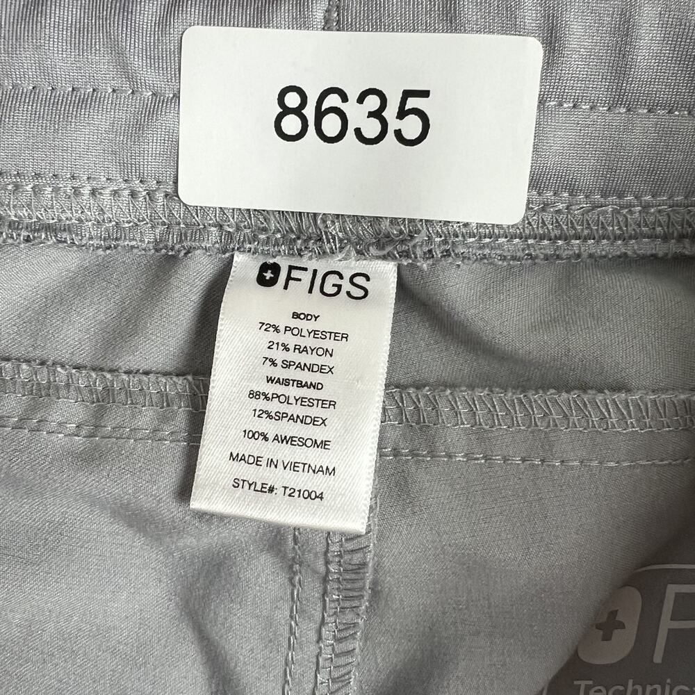 Figs Technical Collection Scrub Pants Women's Size Small Light Gray - Picture 8 of 11
